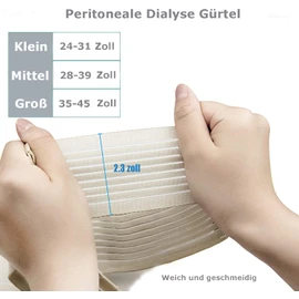 LAPLUIE Peritoneal Dialysis Belt, Abdominal Dialysis Belt, Breathable Adjustable Catheter Protective Belt, Catheter Support, Abdominal Dialysis (L)