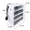 Reptile Breeding Cabinet with Thermometer&Hygrometer, 8PCS Transparent Breeding Box Insect