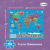 Re-marks Map of The World Deluxe Jigsaw Puzzle with Whimsy