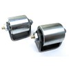 Set of 2 Weld On Trailer Tail Drag Casters, Solid
