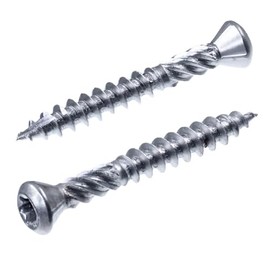 SECCARO 3.2 x 30mm A2 Stainless Steel Decking Screws with Cut Tip and Cutting Notch TX/Hexalobular Socket (Pack of 200)