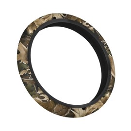 Knextrepoy Camo Golf Cart Steering Wheel Cover Hunting Wood 13-14 inch Golf Cart Steering Wheel Covers for Club Car, Universal Club Car Accessories,Easy to Install and Clean