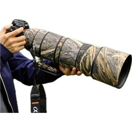 Rolanpro Camoflage Lens Cover for Sony FE 200-600mm F5.6-6.3 G OSS Coat Lens Protective Sleeve Case-#49 Grass Waterproof