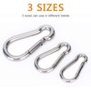 JUTOSU Carabiner, Spring Snap, Strong Stainless Steel, 304 Stainless Steel