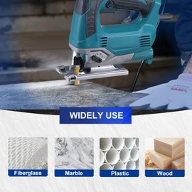 SHDIATOOL Diamond Jigsaw Blades Pack of 5 100mm Granite Marble Tile Ceramic Brick