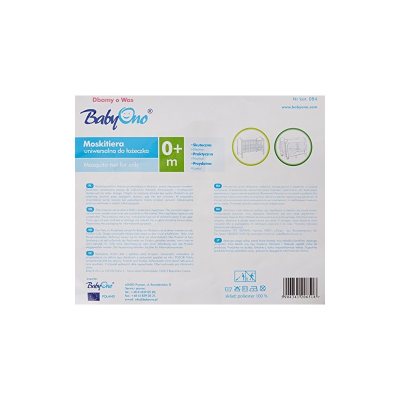Caretero TERO Mosquito Net for Playpens and Travel Cots