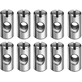 10 x HMH Cross Nut Bolts Cross Nuts Type Q M8 Cross Nut Round Nuts Diameter 12 x 18