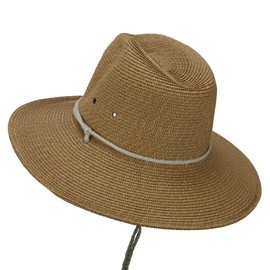 Jeanne Simmons Men's UPF 50+ 4 Inch Safari Hat - Toast L