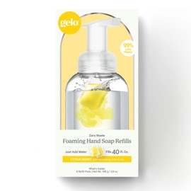 Gelo - Foaming Hand Soap Refill Pods | Eco-Friendly | 40oz Refill (Lemon, Basil & Geranium)