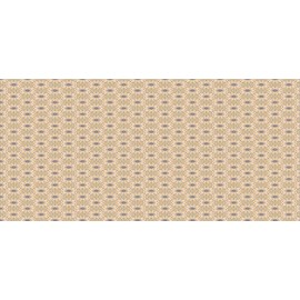 Ambesonne Boho Pencil Pen Holder, Jumble Detailed Talavera Pattern of Oriental Eastern Streaks and Motifs, Ceramic Pencil Holder for Desk Office Accessory, 3.6" X 3.2", Dark Yellow Multicolor