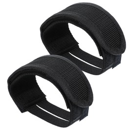 1 Pairs Bike Pedal Straps, Toe Clips Straps Adjustable Anti-Slip