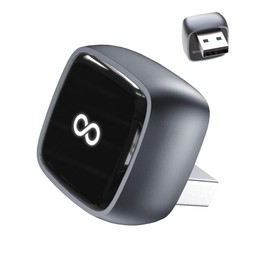 CarPlay Wireless Adapter, Compatible with CarPlay+Android Auto, Plug-and-Play, Mini Wireless CarPlay Adapter,Compatible with Apple iOS 10+ and Wired CarPlay Vehicles Manufactured After 2016.