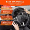 ZONETECH Car Heated Steering Wheel Cover 12V - Vehicle Hand