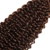 MAMART 28 30 32 Inch Dark Brown Kinky Curly Bundles