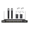 GTDaudio G-380HL VHF Wireless Microphone System with 2 Handheld &