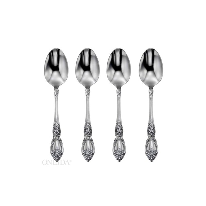 Oneida 2285004D Wordsworth Everyday Flatware Dinner Spoons, Set of 4