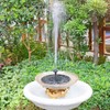 Solar Fountain for Bird Bath, Solar Powered Fountain Pump 1.5W