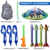 Gizzjoy Dinosaur Toy Rocket Launcher for Kids - Launch Up