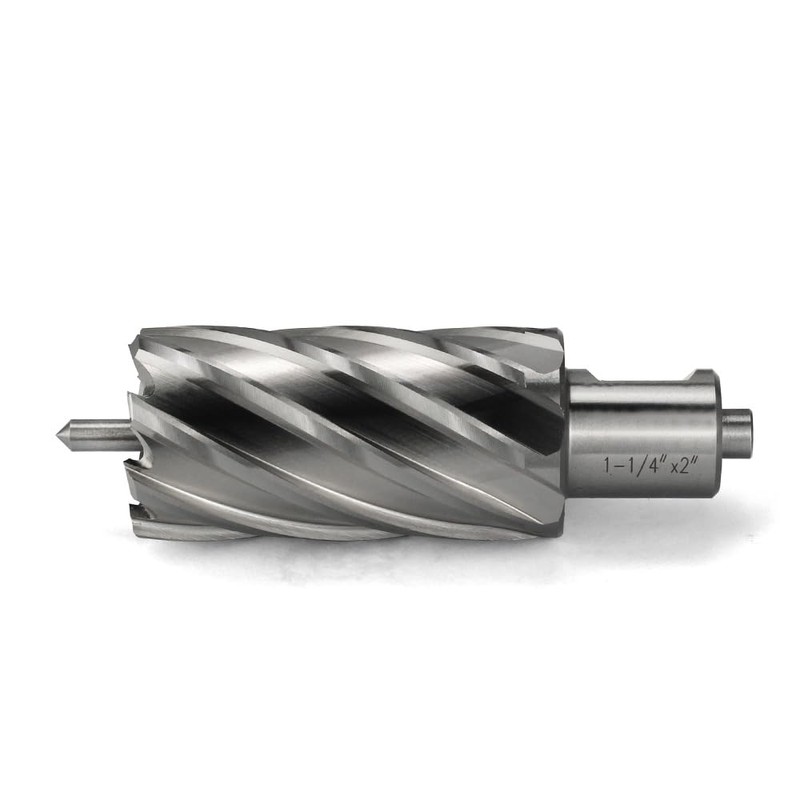 JESTUOUS Annular Cutter 3/4 Inch Weldon Shank 1-1/4 Cutting Diameter
