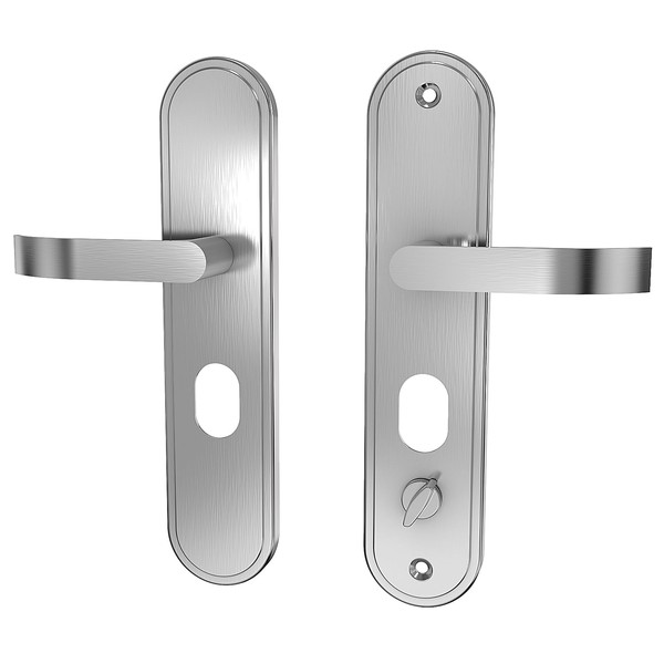 VIZ-PRO Lever Handles for Hinge Right Steel Security Doors