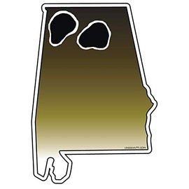 Alabama Redfish Sticker Decal