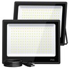 XXBSAZ 2 Pack 150W LED Flood Lights Outdoor, 18,000LM Plug-in
