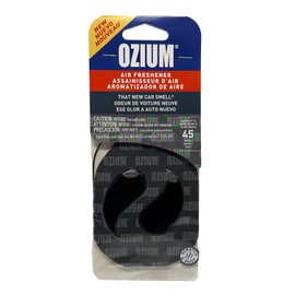 Ozium Paper Membrane Hanging Car Air Freshener - Automotive Air Fresheners and Odor Eliminator for Car (New Car, 1 Pack)