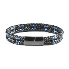 Galeara Noa Sailing Rope Bracelet Braided Nautical with Magnetic Closure Rope Bracelets Maritime Surfer Bracelet, Nylon sailing rope