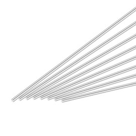 MECCANIXITY 3/16 Inch x 12 Inch 304 Stainless Steel Solid Round Rods Metal Lathe Bar Stock for DIY Craft 8 Pcs