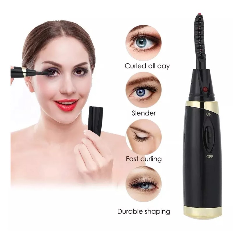 First SunN Enchinador Eléctrico Rizador De Pestañas Térmico Batería