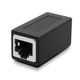 RJ45 Coupler in-Line Coupler Cat7 Cat6 Cat5 Cat5e Network Cable Extender Adapter, Support 100BASE-TX (1 Pack)
