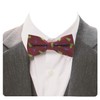 GUSLESON 4PCS Men's Christmas Bow tie Festival Theme Bowties Pre-Tied