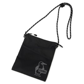 CHUMS Easy-Go Double Pocket Sacoche Shoulder Bag Unisex Adult, Black, Free size
