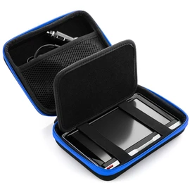 deleyCON Navi Tasche Navi Case Tasche für Navigationsgeräte - 6 Zoll & 6,2 Zoll (17x12x4,5cm) - Robust & Stoßsicher - 1 Innenfach - Blau