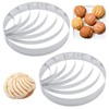 2-PACK Mexican Bread Mold, Dough Scraper, Cookie Cutter Set, Stainless