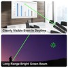 LETEAPII [2PCS] Green Light Flashlight and Red Light Flashlight, Long