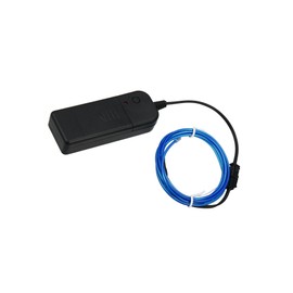 VekAuto 1 Meter/3ft Neon Glowing EL Wire Strip Blue Light for Car Interior Auto Accessories