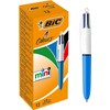 BIC 4 Colours Mini Ballpoint Pen Set, Pack of 12,