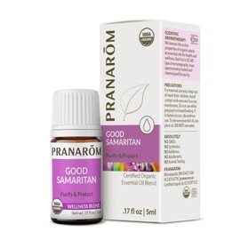 Pranarom - Good Samaritan Essential Oil Blend (5ml) - Cinnamon Leaf, Lemon, Rosemary, Eucalyptus, Clove Bud - 100% Pure Essential Oil for Diffusing and Cleaning | USDA and ECOCERT Certified Organic