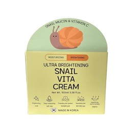 BONNYHILL SNAIL VITA Cream, Korean Skincare, Revitalizing Moisturizing Face Cream, 3.38 fl.oz. (100ml/3.38oz, Snail Vita)