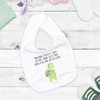 Mr. & Mrs. Panda Organic Baby Bib Tortoise Walker, White