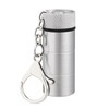 Keychain Box Container Case,Mini Aluminum Container Case with Spoons,Portable Travel