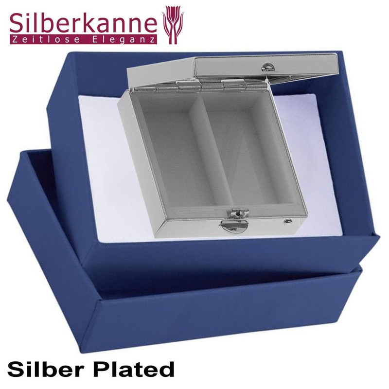 Silver Jug Pill Box 2 Parts Dimensions: 4.0 x 4.0