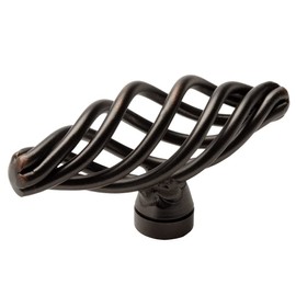 Cosmas 5 Pack 9991ORB Oil Rubbed Bronze Cabinet Hardware Birdcage Knob