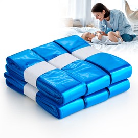 Tuocal 6 Pack Nappy Bin Refill Cassettes, 4.5 m Eco-Friendly Nappy Bin Refill Film, Nappy Bin Refill Bags Compatible with Tommee Tippee, Angelcare, Litter Locker