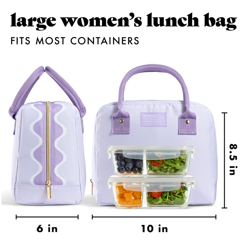 Fit & Fresh Lunch Bag For Women, Insulated Womens Lunch