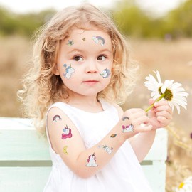 Tattoo Children [12 Pack] Unicorn Tattoos Party Favours for Kids Birthday Party Bags