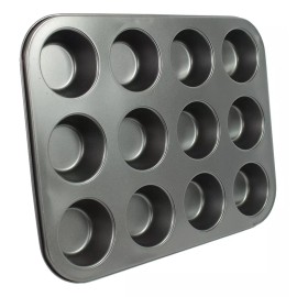 J.H. Company Molde Cupcake Muffin Panque Antiadherente Reposteria 10221