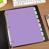 habgp 16Pcs/2 Set Binder Dividers with Tabs, 8 Color Tab