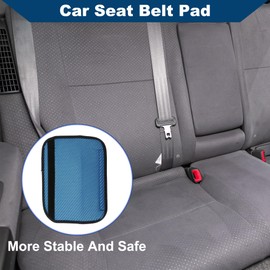 Hihaha Seatbelt Schultergurtpolster Gurt/Rucksack Schulterpolster Multifunktionales Sicherheitsgurt-Pad Abdeckung für LKW Auto SUV/Komfortables Polyester 6,5x23cm / 1 Stück Blau